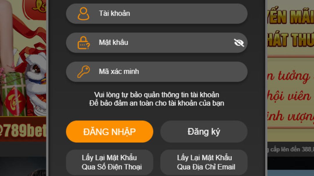 huong dan dang nhap 789bet chi tiet